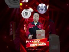 Limpieza de la carcasa de la turbina