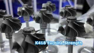 Material de la hoja de la rueda de la turbina: K418