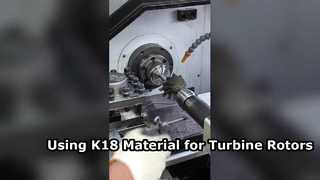 ¿Por qué FIRE TURBO insiste en utilizar material K18 para los rotores de turbinas?