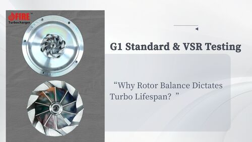 Latest company news about Por qué el equilibrio del rotor dicta la vida útil del turbo: Comprender el estándar G1 y las pruebas VSR